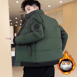 加厚保暖棉衣冬装 新款 潮流休闲棉袄子 秋冬季 立领宽松棉服外套男士