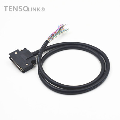 三菱伺服 MR-J3 JE-10A 20A 40A 70A驱动器控制线 IO控制电缆50芯