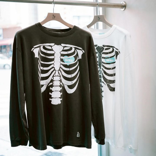 #FR2 月桃GETTO BONE Garment Dye Long-sleeve T-shirt 长袖T恤