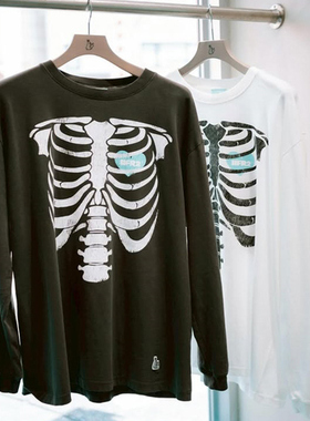 #FR2 月桃GETTO BONE Garment Dye Long-sleeve T-shirt 长袖T恤