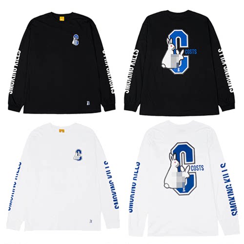 长袖潮流男女通用圆领宽松