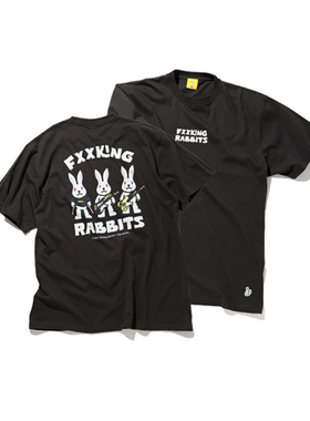 #FR2 THE FXXKING RABBITS T-shirt 男女短袖T恤潮