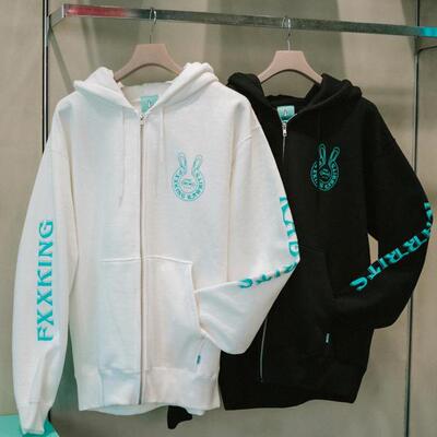 男女通用潮流拉链卫衣