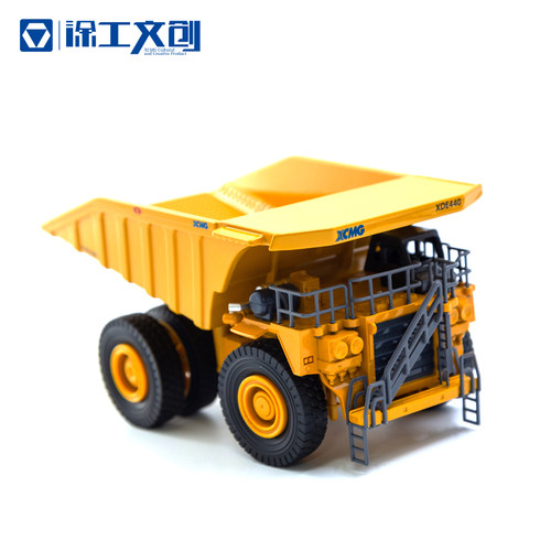 徐工矿机模型XDE440矿卡合金原厂黄色1：87比例摆件可手动批发