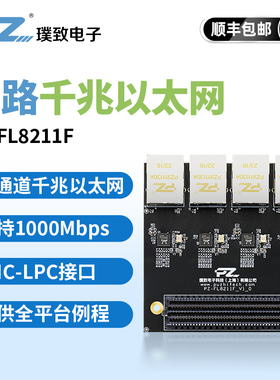 璞致FPGA 四通道千兆以太网RGMII ZYNQ xilinx ultrascale