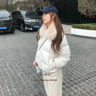 温暖毛毛领加厚保暖羽绒服外套26035 2025小众拥抱 OFFICIAL