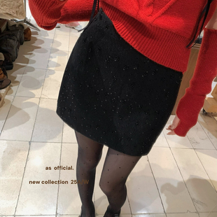 调闪丝亮片——搭配界高颜top·小香风毛呢半身裙260 OFFICIAL