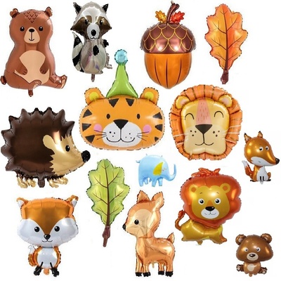 丛林兔子气球生日派对聚会装饰