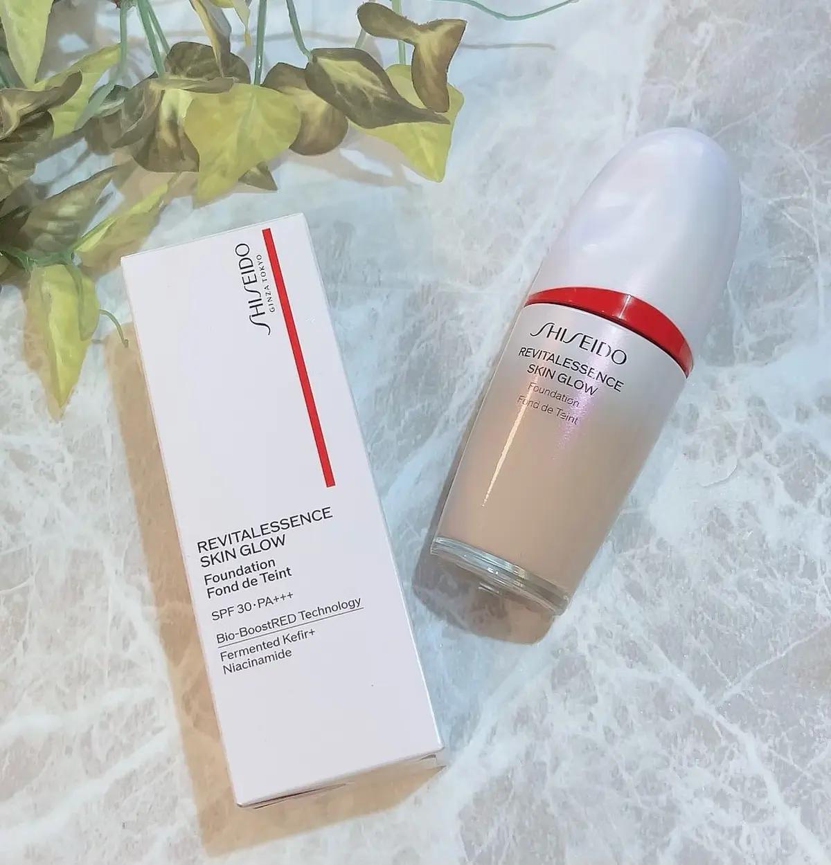 资生堂shiseido红腰子精华养肤光泽粉底液 新款水润自然梶惠理子