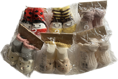 出口日本原单comme ca ism/stample 宝宝袜9~12㎝约6~12个月