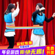 跑男转布条爱 魔力转圈圈趣味团建小游戏道具活动拓展器材彩虹