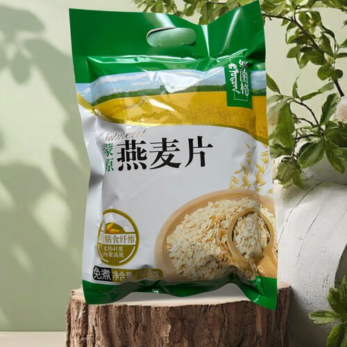 努图格燕麦618g雪花麦片大片粗粮
