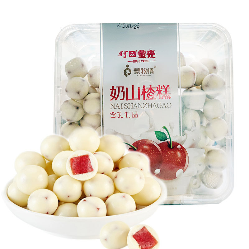 蒙亮奶山楂糕238g夹心奶球奶酪
