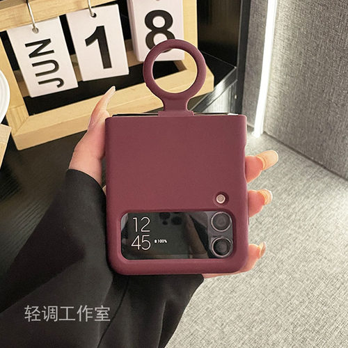 适用三星zflip4/3指环扣手机壳