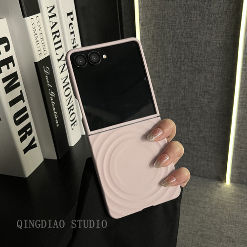 适用于三星zflip7/6/5磁吸手机壳