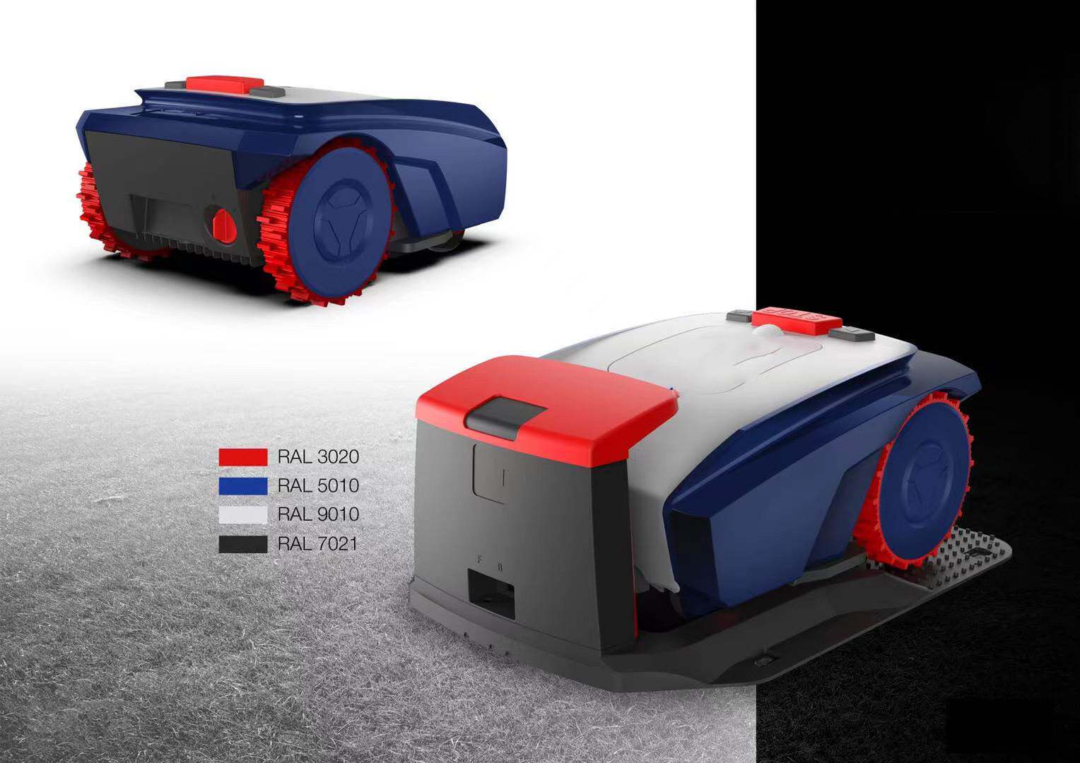 완전 자동 잔디 깎는 기계 AKX18RM 고효율 잔디 깎기 휴대폰 계획 경로 안뜰 잔디 깍는 로봇