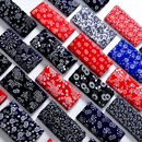 乌镇蓝印花布料手工纯棉蜡染布料蓝花青花瓷中国风桌布民族风窗帘