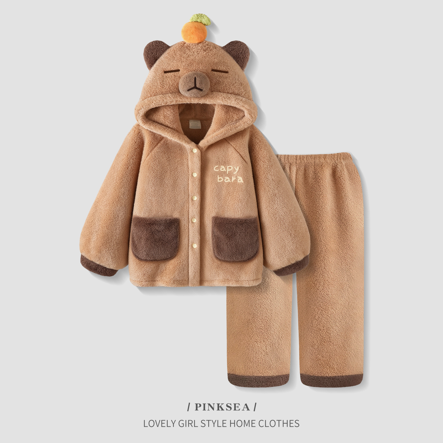 珊瑚绒睡衣女款2025新款加厚冬