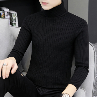 薄款 线衣长袖 针织衫 2025新款 修身 春秋冬季 男款 高领毛衣男士 打底衫