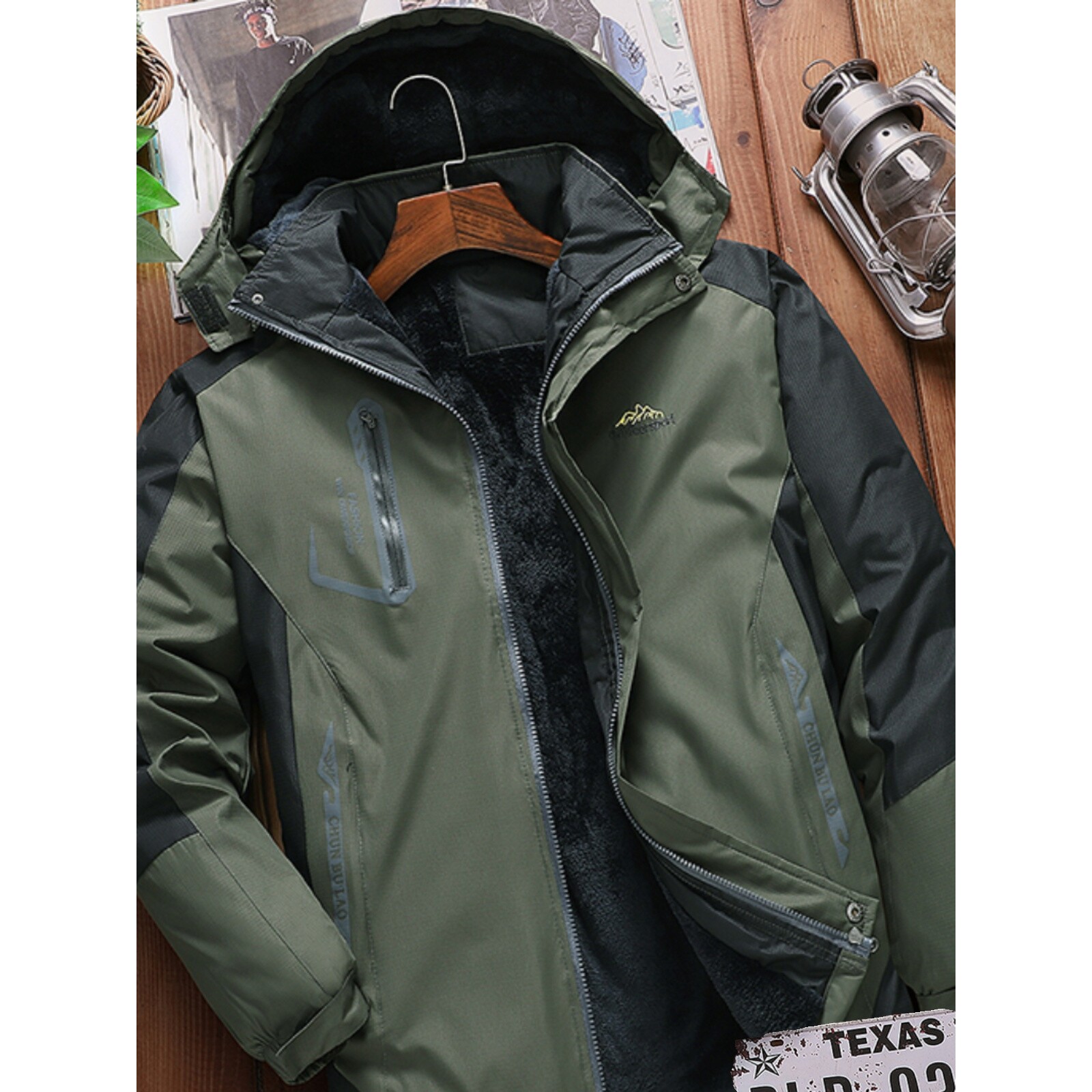 2025新款防风防水棉衣男加绒加厚冬季棉服冲锋衣外套防寒工装棉袄