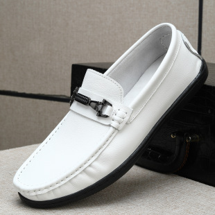 透气舒适套脚男鞋 2026春夏新款 批发 豆豆鞋 全套包上线软皮软底男式