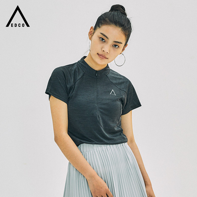 EDCO艾德克 户外速干T恤女吸湿排汗短袖运动休闲弹力立领半袖在类目 户外/登山/野营/旅行用品, 户外服装, 速干衣裤, 速干T恤中 - 来自Buy2taobao.com提供专业的淘宝代购服务