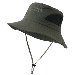新款男夏季户外登山钓鱼帽男士夏天防晒遮阳帽渔夫帽透气帽子