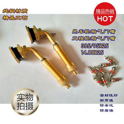 气门嘴气门芯吊车轮胎385/95R25 14.00R25气门嘴TRJ650-03工程车