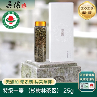 吴侬/2025新茶/杉树林产区/东山有机特级一等头采洞庭碧螺春 25g
