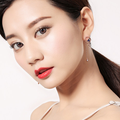 Kissme耳钉 女气质韩国个性长款可拆组合耳坠显脸瘦的耳环 - 封面