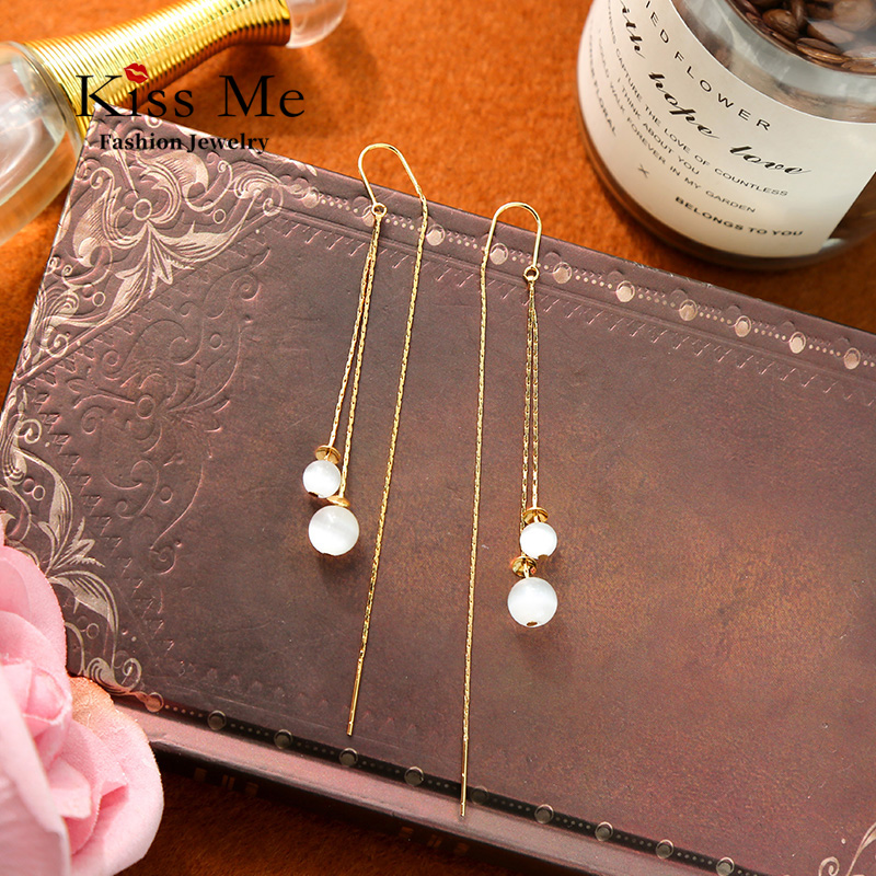 kissme小众设计感显脸瘦猫眼石