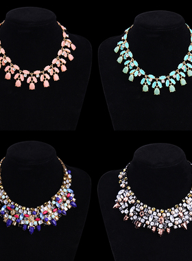 欧美大款奢华宫廷气质女大气项链