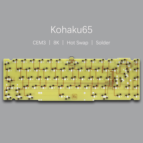 Kohaku客制化PCB热插拔Rubrehaku