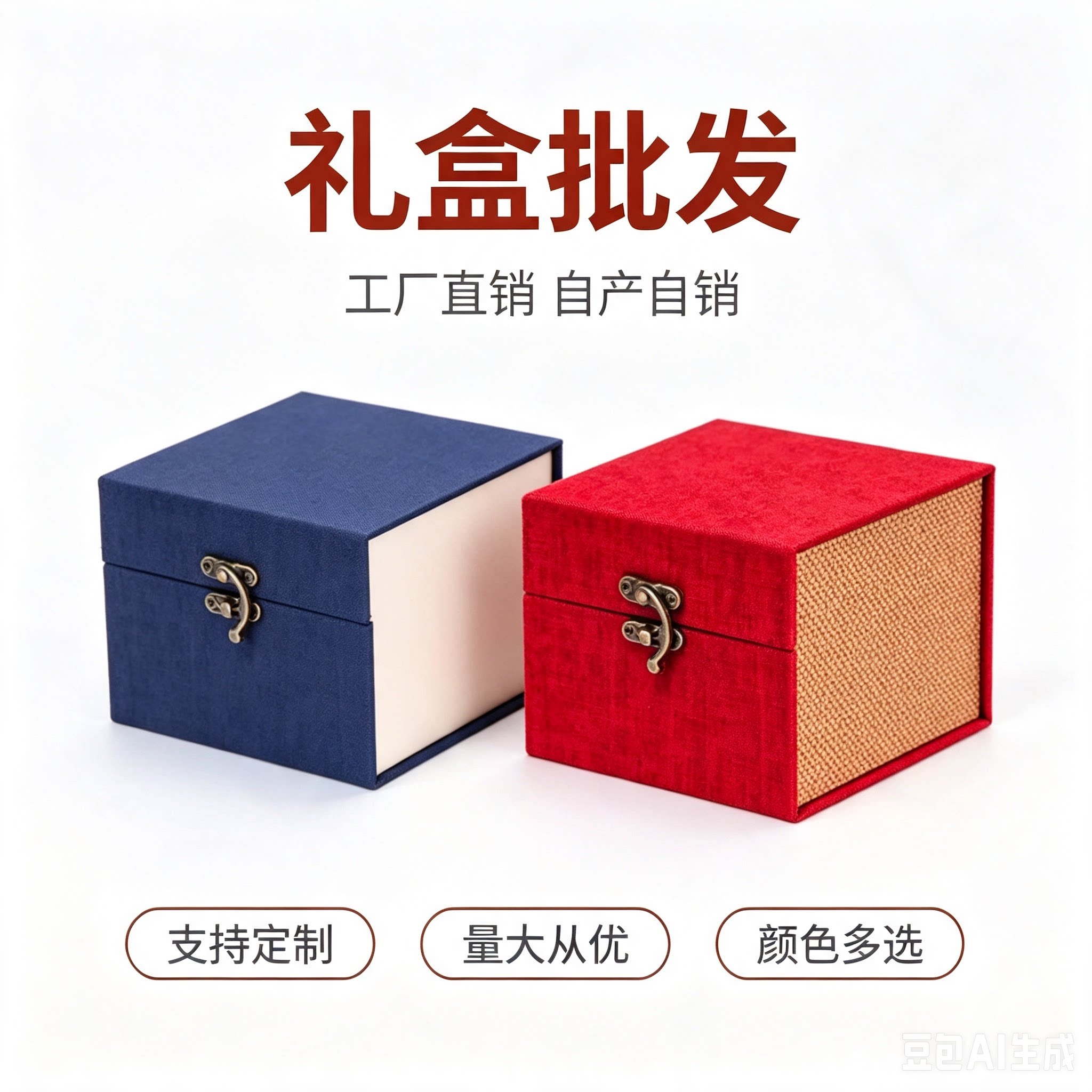 热销紫砂壶瓷器包装盒古玩玉器品茗杯建盏亚麻布香炉盒