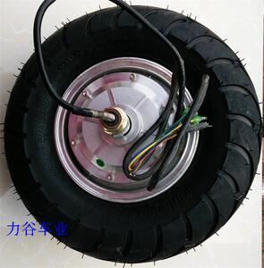 改装车36V 48V 500W无刷无齿电机13寸轮毂电机 13X5.00-6庆大轮胎