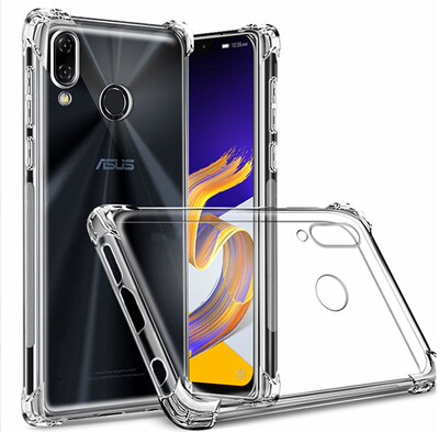 加厚气囊壳ZenFone速谭手机壳适用华硕5Z手机壳ZS620KL/ASUS_Z01RD, Z01RS, Z01QD男ZE620KL防摔透明软保护套