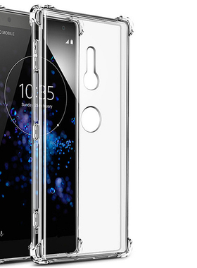 适用XZ2索尼H8296防摔H8276手机壳保护套SO-03K透明软SOV37气囊壳