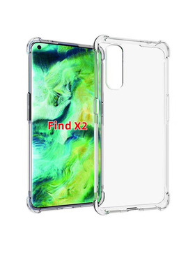 适用OPPO A7/AX7软硅胶FindX2手机壳PBFM00气囊防摔壳透明保护套