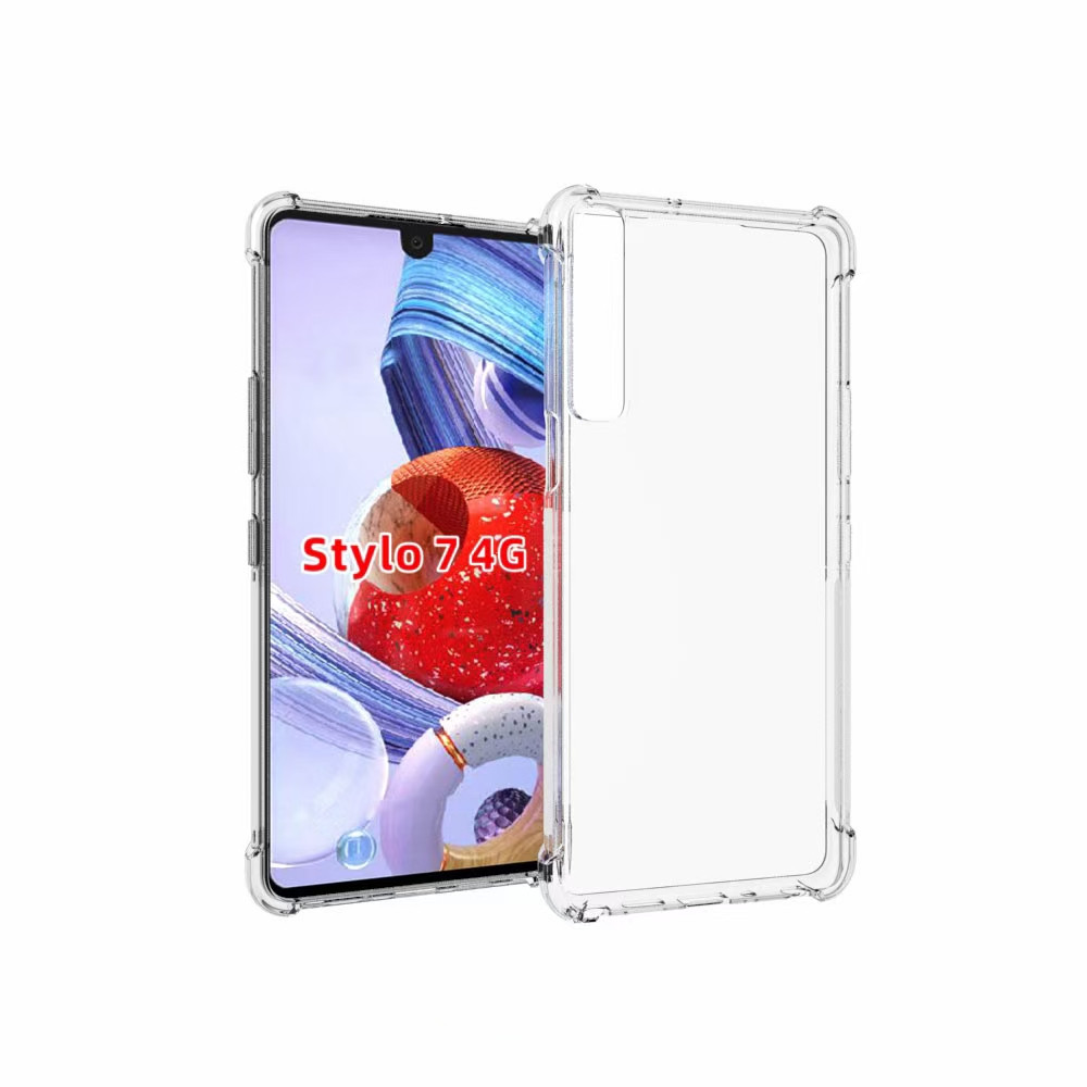 适用于LG Stylo7手机壳Stylo7-4G气囊防摔-Stylo7 5G磨砂防滑软胶透明K22保护套加厚 保护套
