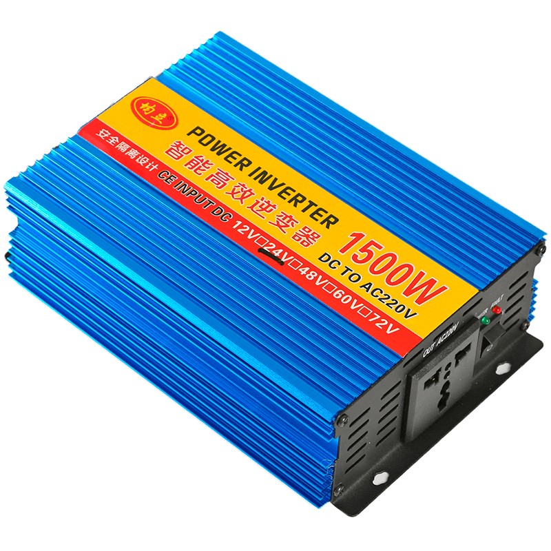 220v逆变器1500w2500w电动车电瓶通用12v48v60v72v24转换交流电源