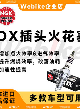 NGK日本进口摩托车专用DX火花塞
