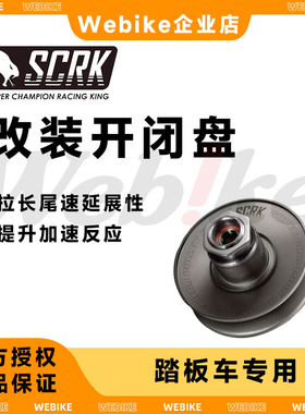 SCRK踏板车改装开闭盘NMAX/NVX/XMAX/劲战/弯道情人/DRG/哈士奇