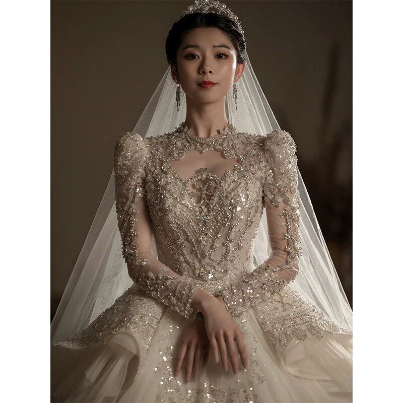 婚纱礼服女2026新款新娘重工婚纱