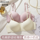 文胸 光面胸罩无钢圈轻薄款 无痕内衣女小胸聚拢一片式 舒适2025新款