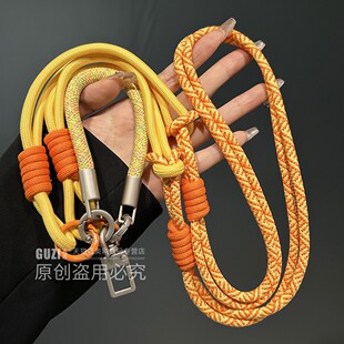 三合一编织手机挂绳斜挎可背挂脖调节相机挂链户外防盗电话结实牢固可拆卸挂手腕手提绳垫片夹片布片壳手机链