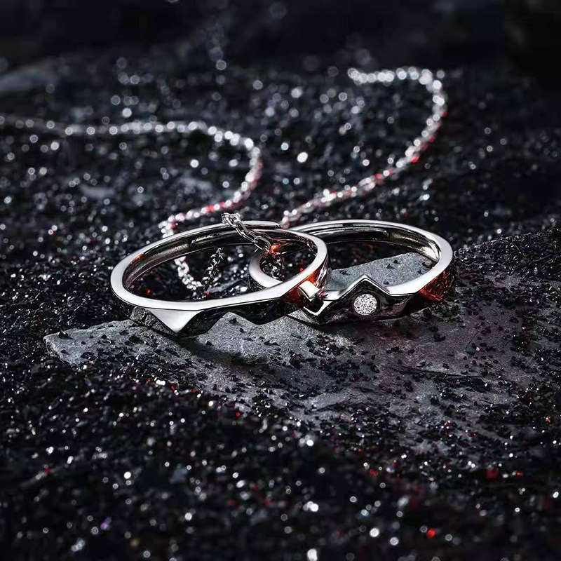 官方正品S925破云周边戒指Adagio花之序曲系列纯银纪念情侣对戒