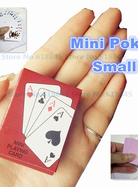 Cute Mini Poker Interesting Small Playing Cards Game Outsi