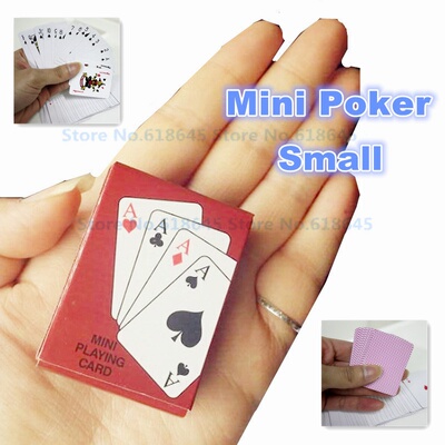 Cute Mini Poker Interesting Small Playing Cards Game Outsi