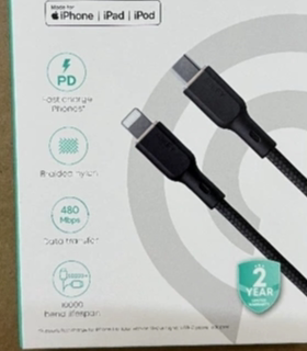 傲基原装PD快充线 1米 MFI认证C94 适用于iphone12 13 14 max pro