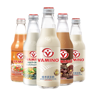 【礼盒装】vamino哇米诺泰国豆奶蛋白植物奶饮料玻璃瓶礼盒送礼